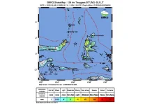 Titik-Titik Tsunami yang Terjadi usai Gempa 7,6 Magnitudo di Sulawesi Utara