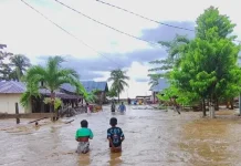 Puluhan Rumah Terdampak Banjir di Banggai Morowali Sulteng