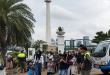 Monas Dikunjungi Ribuan Wisatawan saat Libur Paskah