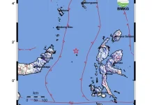 Gempa M 5,0 Guncang Perairan Batang Dua, Tidak Berpotensi Tsunami