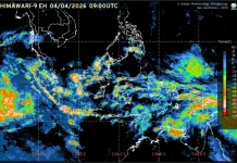 Prakiraan Cuaca Ibu  Kota Provinsi se-Indonesia, 5 April