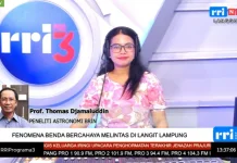 BRIN Identifikasi Fenomena Langit Lampung sebagai Sampah Antariksa