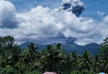Erupsi Gunung Dukono, PVMBG Imbau Warga Pakai Masker dan Pelindung Mata
