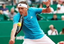 Bangkit dari Tekanan, Zverev Lolos Dramatis ke Babak 16 Besar Monte-Carlo Masters