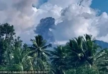 Gunung Dukono Kembali Erupsi, Semburkan Abu Vulkanik 1.200 Meter