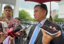 Presiden Prabowo Saksikan Pengambilan Sumpah Hakim MK