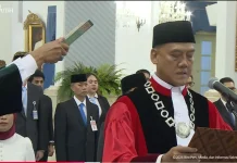 Liliek Prisbawono Adi Resmikan Jadi Hakim MK Gantikan Anwar Usman
