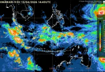 Prakiraan Cuaca di Wilayah Aceh Selasa 14 April