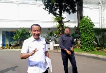 Menteri Bahlil Terpantau Tiba di Istana