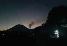 Warga Diminta Waspadai Potensi Gas Beracun Gunung Lokon