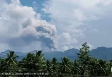Gunung Dukono Erupsi, Kolom Abu Capai 1.000 Meter