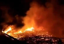 Kebakaran Besar  di Sabah, Malaysia, 1.000 Rumah Terapung Terbakar