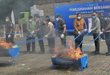 Bea Cukai Musnahkan Barang Ilegal Rp34,81 Miliar
