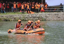 Edukasi Mitigasi Bencana, BPBD Bekasi Gelar Lomba Ketangkasan Dayung