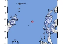 Gempa Magnitudo 5.0 Guncang Barat Laut Jailolo Maluku, Siang Ini