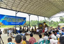 BNPT-PLN Perkuat Desa Siapsiaga lewat Workshop Paving