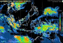 Prakiraan Cuaca Ibu  Kota Provinsi se-Indonesia, 25 April