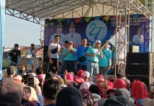 Situ Rawakalong Dipadati Warga di HUT Depok