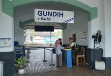 Pelanggan Stasiun Gundih Grobogan Naik pada Triwulan I 2026