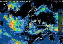 Prakiraan Cuaca Ibu  Kota Provinsi se-Indonesia, 26 April