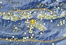 Gempa Magnitudo 2,1 Terjadi di Timur Laut Tambolaka, NTT