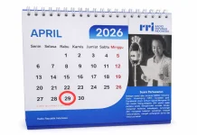 Simak Hari Besar Nasional, Internasional Diperingati 29 April