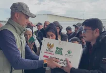 Bantuan Belasan Ribu Paket Sembako BAZNAS Diterima Masyarakat Palestina