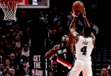 Spurs Hentikan Trail Blazers 114-95 di Gim Kelima Playoff