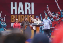 Presiden Prabowo Dijadwalkan Hadiri Peringatan Hari Buruh 1 Mei di Monas