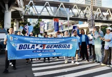 TVRI Gelar Fun Walk Bola Gembira, Edukasi Nobar dan Siaran Digital