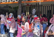 Aksi Damai Aliansi Perempuan Indonesia Berlangsung di Kawasan Sarinah