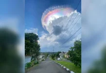 BMKG Pastikan Fenomena Awan Pelangi di Sentul Bukan Pertanda Bencana