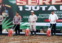Mentan Apresiasi Akselerasi Gerakan Tanam Padi Serentak di 25 Provinsi