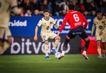 Kalahkan Osasuna 2-1, Barcelona di Ambang Juara Liga Spanyol