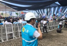 PLN Jaga Keandalan Listrik May Day Fiesta 2026 di Monas