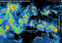 Prakiraan Cuaca Ibu  Kota Provinsi se-Indonesia, 5 Mei