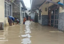 Kali Bekasi Meluap, Dua Pemukiman di Bekasi Terendam Banjir