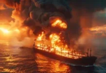 Ledakan Kapal Kargo Korea Selatan di Selat Hormuz, Awak Selamat