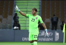 Zion Suzuki Jadi Tembok Kokoh Jepang di Bawah Mistar