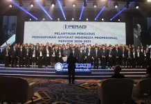 PERADI Profesional Resmi Dikukuhkan, Usung Standar Baru Advokat Modern
