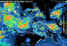 Prakiraan Cuaca Ibu  Kota Provinsi se-Indonesia, 9 Mei