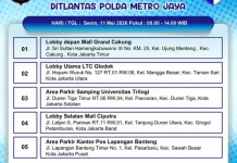 Simak Jadwal SIM Keliling Jakarta Senin 11 Mei 2026