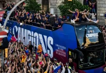 FC Barcelona Parade Keliling Kota, Rayakan Titel Juara LaLiga ke-29