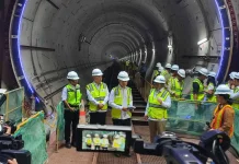 Wapres Tinjau Pembangunan Proyek MRT Jakarta Fase 2A Bundaran HI-Kota