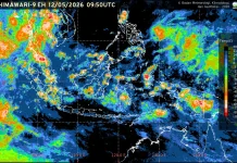 Prakiraan Cuaca Ibu Kota Provinsi se-Indonesia, 12 Mei