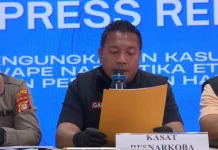 Polisi Bongkar Home Industry Vape Etomidate di Apartemen Jakut