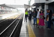 Libur Pertama Kenaikan Yesus Kristus, Stasiun Depok Baru Terpantau Ramai