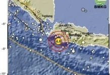 BMKG: Gempa M 4,0 Guncang Selatan Bayah, Banten