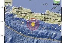 Dua Gempa Guncang Wilayah Cilacap pada Sabtu Pagi
