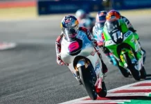 Veda Ega Tembus 8 Besar Moto3 Catalunya usai Start dari Belakang